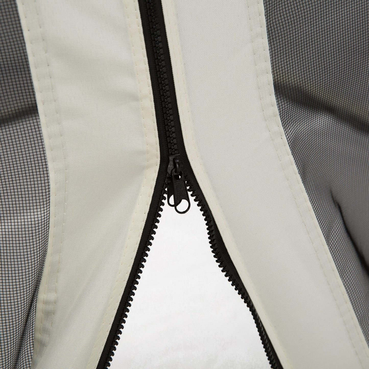 Outsunny 13' X13' Replacement Mesh Sidewall Netting For Patio Gazebos And Canopy Tents With Zippers