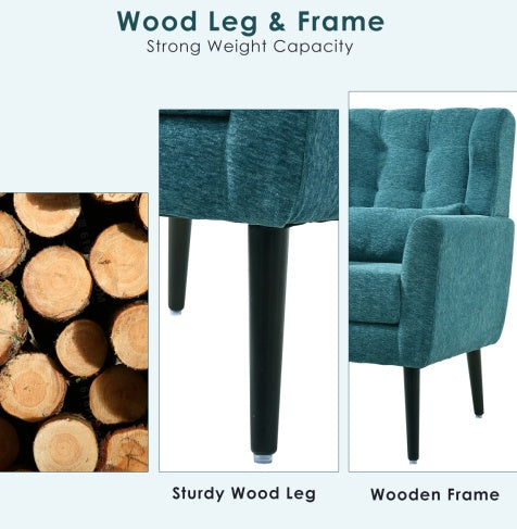 Modern Upholstered Chairs Living Room, Bedroom, Armchair