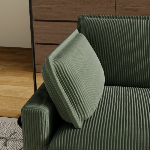 Modular Sectional Sofa,Deep Seat Couch For Living Room , 4 Pillow, Modern L-Shaped Sofa For Living Room Bedroom Apartment