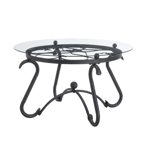 Suitable For Living Room 2-piece Tempered Glass Surface Coffee Table Set