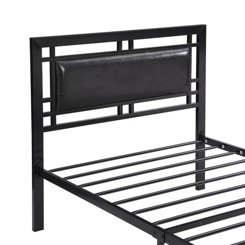 Twin Size Metal Bed Sturdy System Metal Bed Frame ,Modern Style And Comfort To Any Bedroom