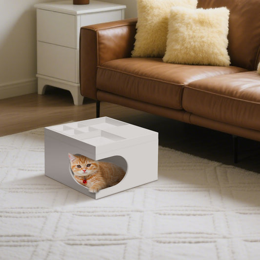 Multifunctional Cat Station, Suitable For Small And Medium Cats, Used In Living Room Bedroom, Cat House