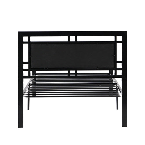 Twin Size Metal Bed Sturdy System Metal Bed Frame ,Modern Style And Comfort To Any Bedroom
